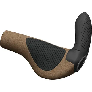 Ergon GP3 Evo Biokork Fahrradgriffe L braun/schwarz