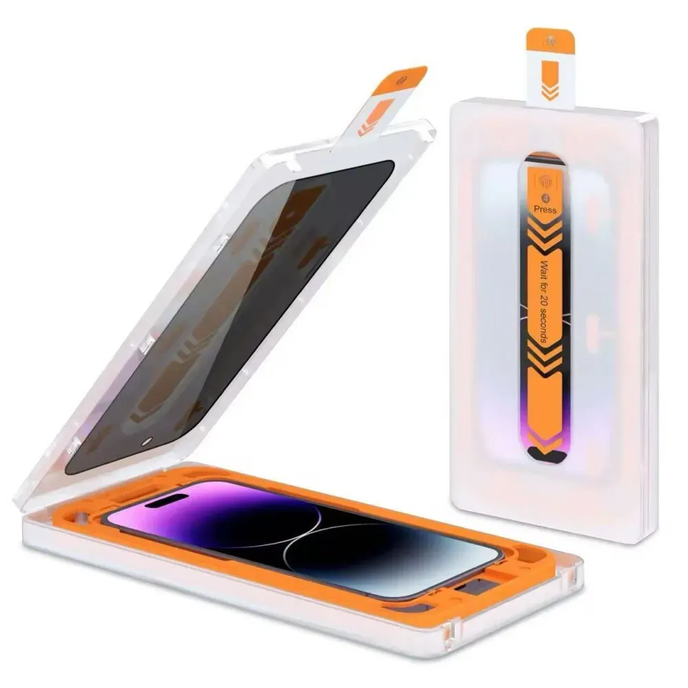 3x Blickschutz 9H Panzerglas für iPhone 17 Full Screen Montagehilfe Anti-Spy Sichtschutz Tempered Glass Displayschutzglas Screen-Protector