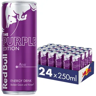 Red Bull Energy Drink Purple Edition Acai-Beere 0,25 Liter Dose, 24er Pack