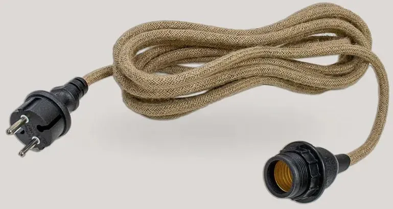 New Garden ARTEIXO 5 m Kabel für den Außenbereich mit E27 Fassung