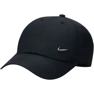 Nike Dri-FIT Club Unstructured Metal Swoosh Cap Kinder 010 black