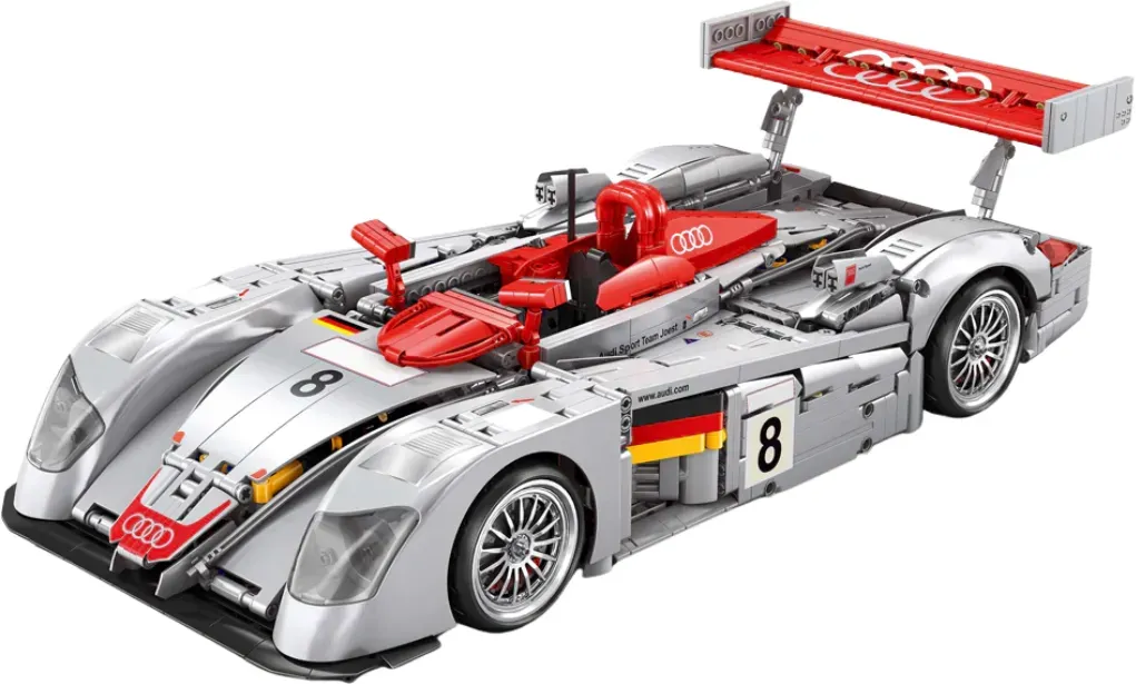 Bole Brick YC-23044 - Bole Brick Audi R8 LMP 2000 Le Mans Rennwagen