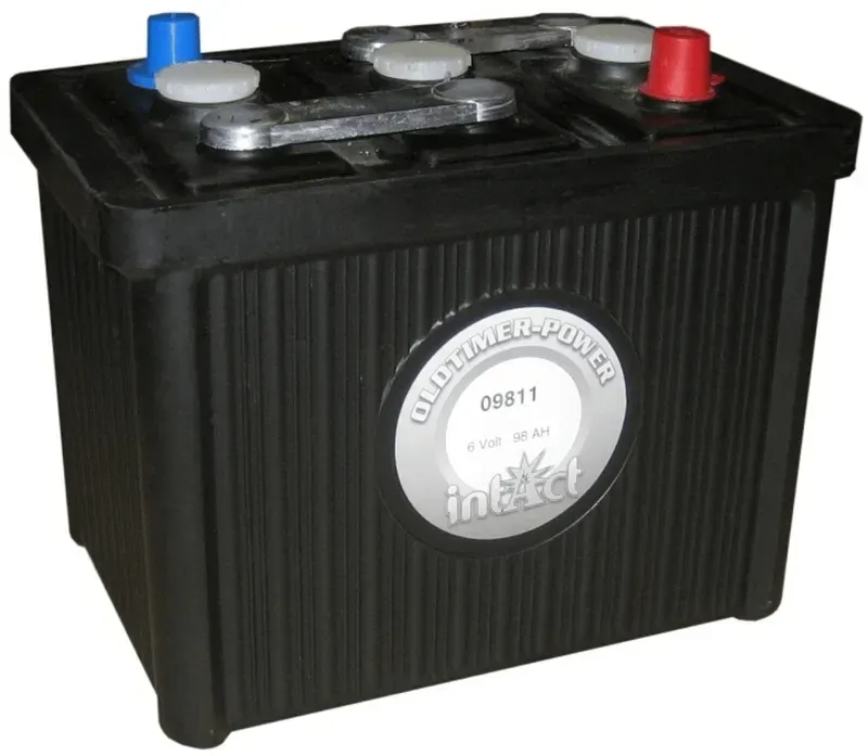 Intact Oldtimer-Power 98Ah 6V Oldtimerbatterie 09811 ohne Batteriesäure