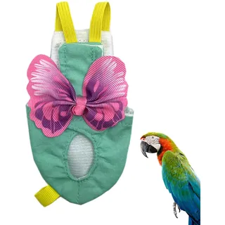 Vogelleine – weiche Vogelwindeln, Flugsuite, Taubenhose für kleine, mittelgroße Vögel, Sittiche, Papageien, Nymphensittiche, Vogelwindeln für Papageien, Vogelkleidung