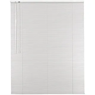 Original Easy-Shadow Aluminium Jalousie 16 mm Lamellen Breite 50 x 100 cm Höhe in Farbe weiss - Bedienseite links - Fensterjalousie Jalousette Jalousien Alu-Jalousien Alu-Jalousetten Fenster Rollo Lamellenbreite 16mm / Maßanfertigung