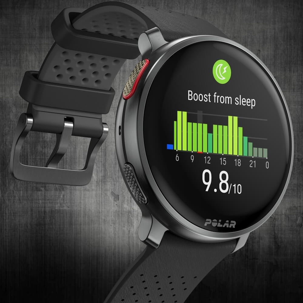POLAR Vantage V3 Night Black Premium Multisport Uhr Gr. S-L Schwarz S/L