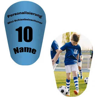 LSDINDF Personnalisation Schienbeinschoner Mini, schienbeinschoner Kinder Fussball, Fügen Sie Fotos und Text, Geeignet für Kinder, Jugendliche und Erwachsene, Mini Shin Pads Trainingsschutz.