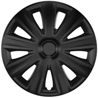 ZentimeX Z778420 Radkappen Radzierblenden universal 16 Zoll Black