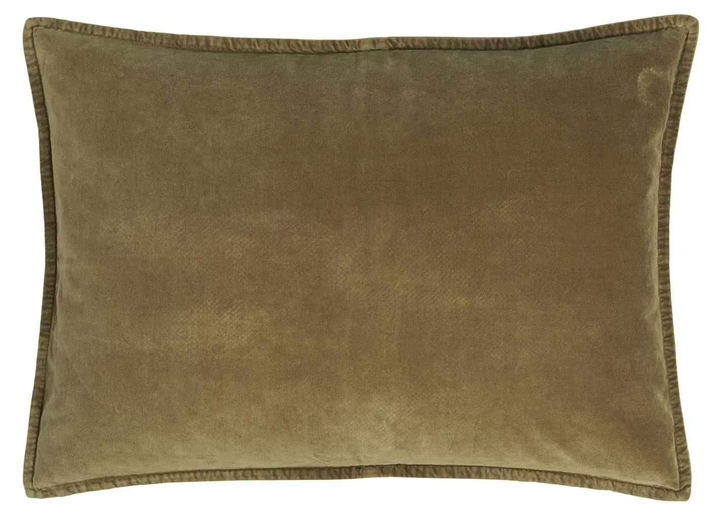 IB Laursen Kissenbezug Velour rechteckig, 52 x 72 cm, grün