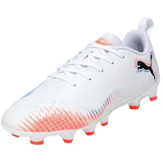 Puma Future 8 Play Fg/Ag Jr PUMA white-puma black-glowing Red, 5