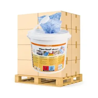 ZVG zetClean Wiper Bowl feuchte Reinigungstücher abrasiv 50144-000 , 1 = Eimer à 72 Tücher