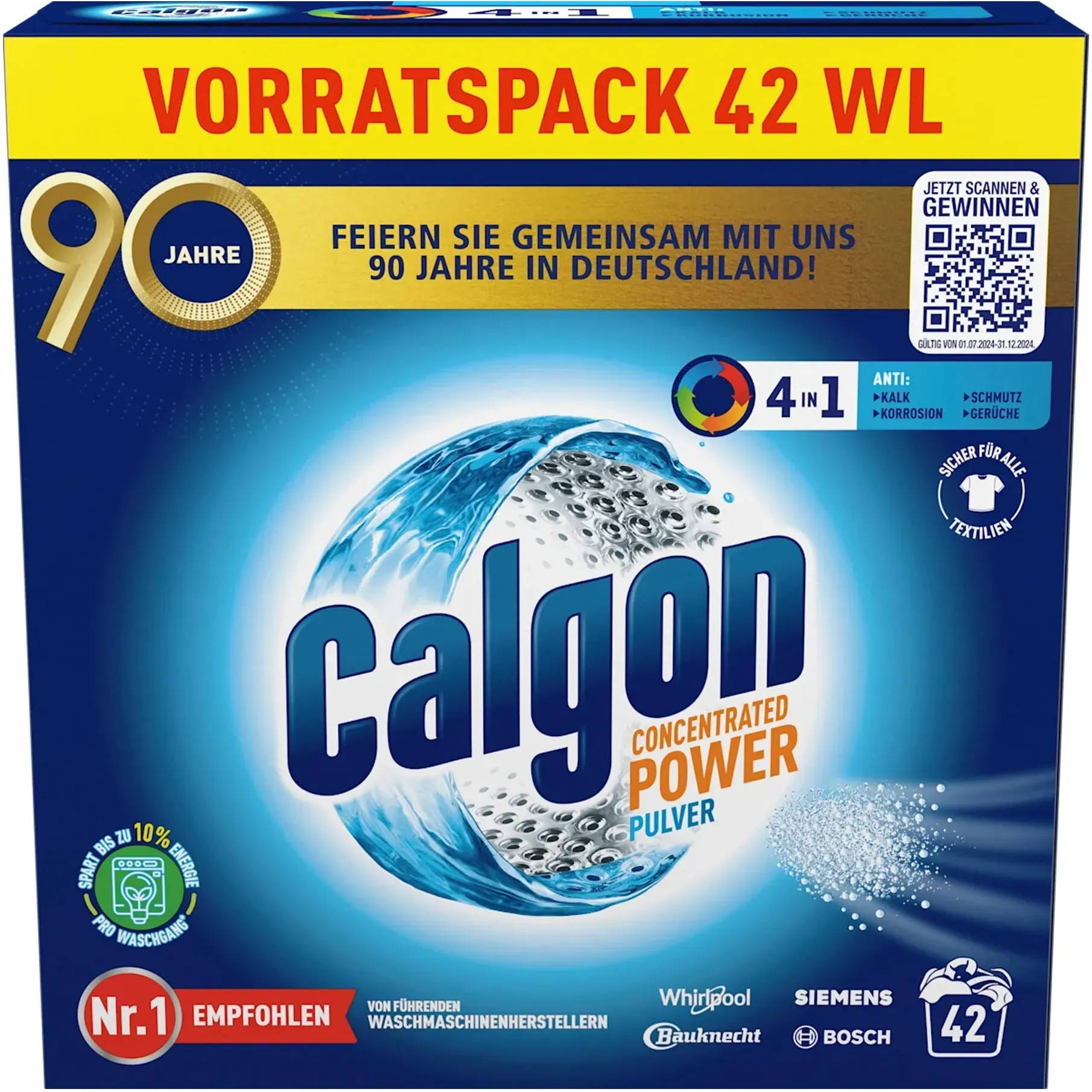 Calgon 4in1 Power Pulver 1,050 kg