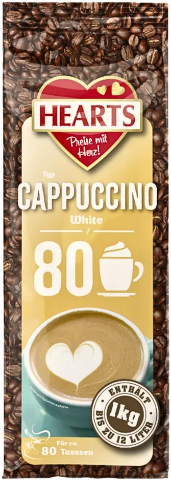 HEARTS Cappuccino White 1kg