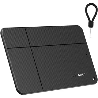 MiLi MiCard Wallet Tracker für Android, kabellos wiederaufladbarer Smart Tracking Karte mit NFC-Digitaler Visitenkarte, kompatibel mit Google Mein Gerät Finden APP (Android NUR), für Koffer/Taschen