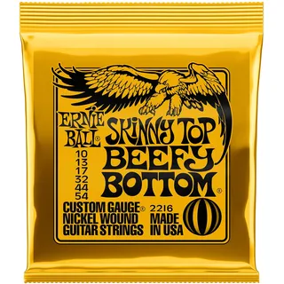 Ernie Ball Skinny Top Beefy Bottom Slinky Nickel Wound E-Gitarrensaiten, Stärke 10-54