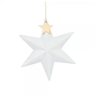 räder Porzellanstern Goldstern