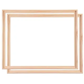 ghibfbt Schattenfugenrahmen Braun 30x40 cm 2er Set