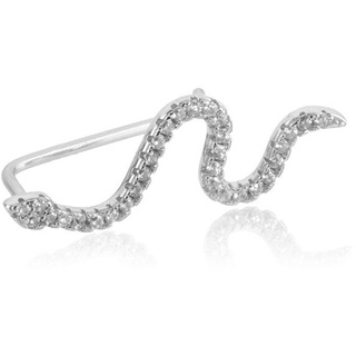 925 Sterling Silber Flirt Drop Ohrring Teadrops Pendietes Fantasy Pavee Cuff Moonlight Petite Clips Piercing Jewelr - Silber