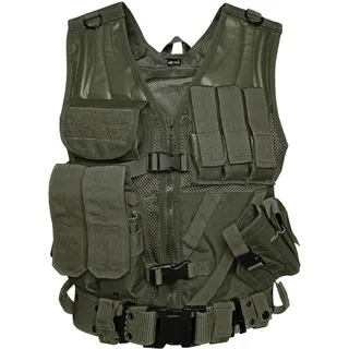 Mil-Tec USMC Einsatzweste mit Koppel oliv