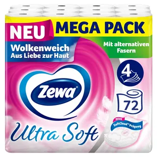 Zewa Ultra Soft 4-lagig 72 Rollen