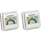 2er-Set digitales Hygrometer mit Thermometer mit grafischer Anzeige