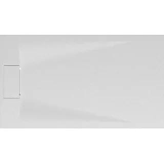 Breuer Duschwanne 'Lite Line' Steinoptik weiß 80 x 90 cm