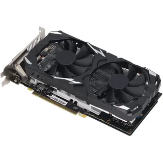 Septpenta RX580 Grafikkarte, 8G Videospeicher GDDR5 256BIT Low Noise Desktop Computer Grafikkarte, PCI Express 3.0 Desktop Computer Gaming Grafikkarten mit Dual Fan Kühlung(Schwarz)