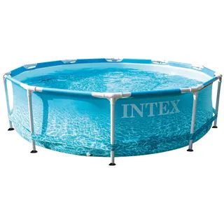 Beachside Metal Frame Pool Set 305 x 76 cm inkl. Filterpumpe