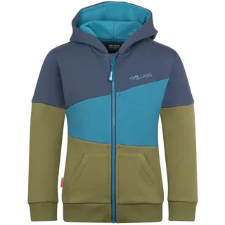 TROLLKIDS Alesund Jacke - Mystic Blue / Dark Marine / Pine Green - 92 cm