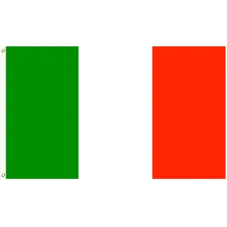 Piersando Fahne Hissflagge Länderflagge Fanartikel Land Flagge mit Metallösen Fussball EM WM Eishockey Handball Basketball Frauen Männer Kinder 2024 Italien 150cm x 90cm