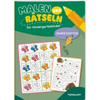 Tessloff Malen und Rätseln für Kindergartenkinder. Jahreszeiten