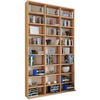 VCM Bücherregal Megosa Maxi 102 x 23 x 181 cm Braun