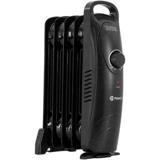 powon 450W Ölradiator Energiesparend 5 Rippen 23x14x38 Heizkörper Radiator Elektrisch