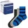 Unisex Triple Pack K Baumwolle gemustert 3 Paar Mehrfarbig Blue Grey Mix 0020 39-42 39-42