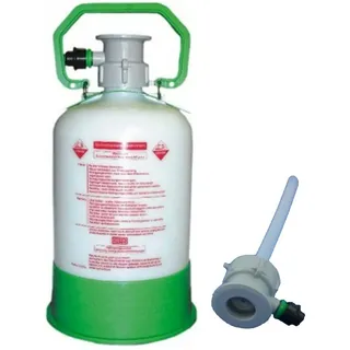 ich-zapfe Reinigungsbehälter 5l (Fitting zur Auswahl), Zapfkopf:Korb