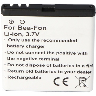 AccuCell Akku passend für Bea-Fon SL652A, SL652AF, SL652AD, SL660, SL670 Akku