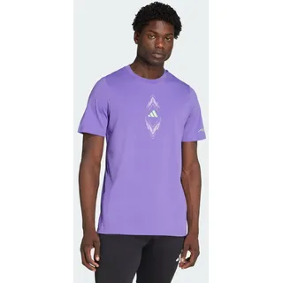 Adidas F50 T-Shirt mit Grafik violett L