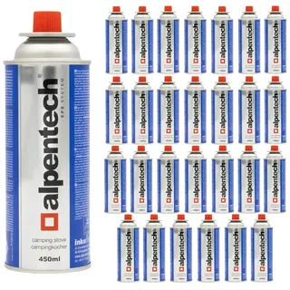 Alpentech 28x Alpentech 450ml Gaskartusche für Kocher