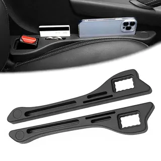 LyTTuu 2 Stück Autositz Lückenfüller für Ford Mustang Mustang Mach-E,Sitzlückenfüller Sitz Spaltfüller Gap Plug Sitzlückenstreifen Gap Stopper Sitzfüller Zubehör,Black