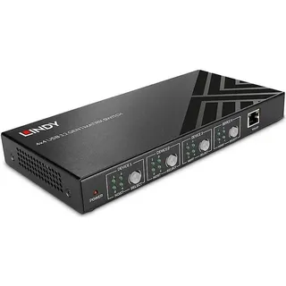 Lindy 4x4 USB 3.2 Gen 1 Matrix Switch over IP, Switch Box