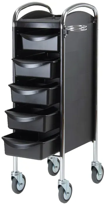 Efalock - Arbeitswagen Boy Friseurhilfe - Piccolo 6002 schwarz