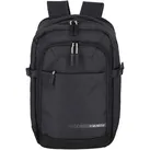 Laptoprucksack TRAVELITE "KICK OFF Cabin Rucksack", Gr. B/H/T: 25cm x 40cm x 20cm, grau (anthrazit), Polyester, unifarben, Basic, Rucksäcke, Reiserucksack Freizeitrucksack Kabinengepäck Arbeitsrucksack