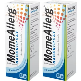 Momeallerg 50Ug/Spruehs140 Doppelpack 2x18 g Nasenspray