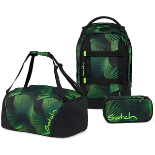 Satch Pack 3-tlg. Seismic Green 
