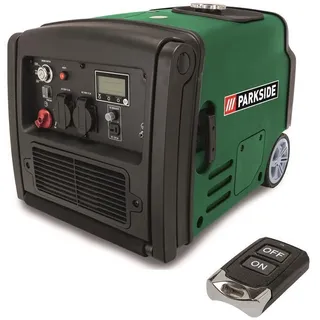 Parkside Benzin Inverter Stromerzeuger PISE 3400 A1 mit Fernbedienung 3400W