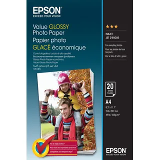 Epson Fotopapier C13S400035 DIN A4 hochglänzend 183 g/qm 20 Blatt