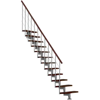 Minka Raumspartreppe Style Walnuss Grau Geschosshöhe bis 304 cm