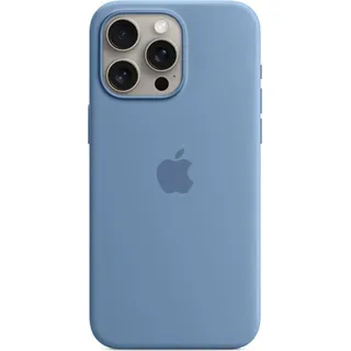 Apple iPhone 15 Pro Max Silikon Case blau