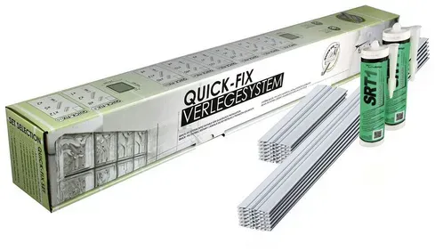 Fuchs Design Verlegesystem, 10 x 97,5 cm - weiss