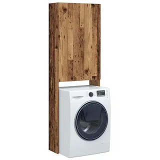 vidaXL Waschmaschinenschrank 64 x 25,5 x 190 cm Braun
